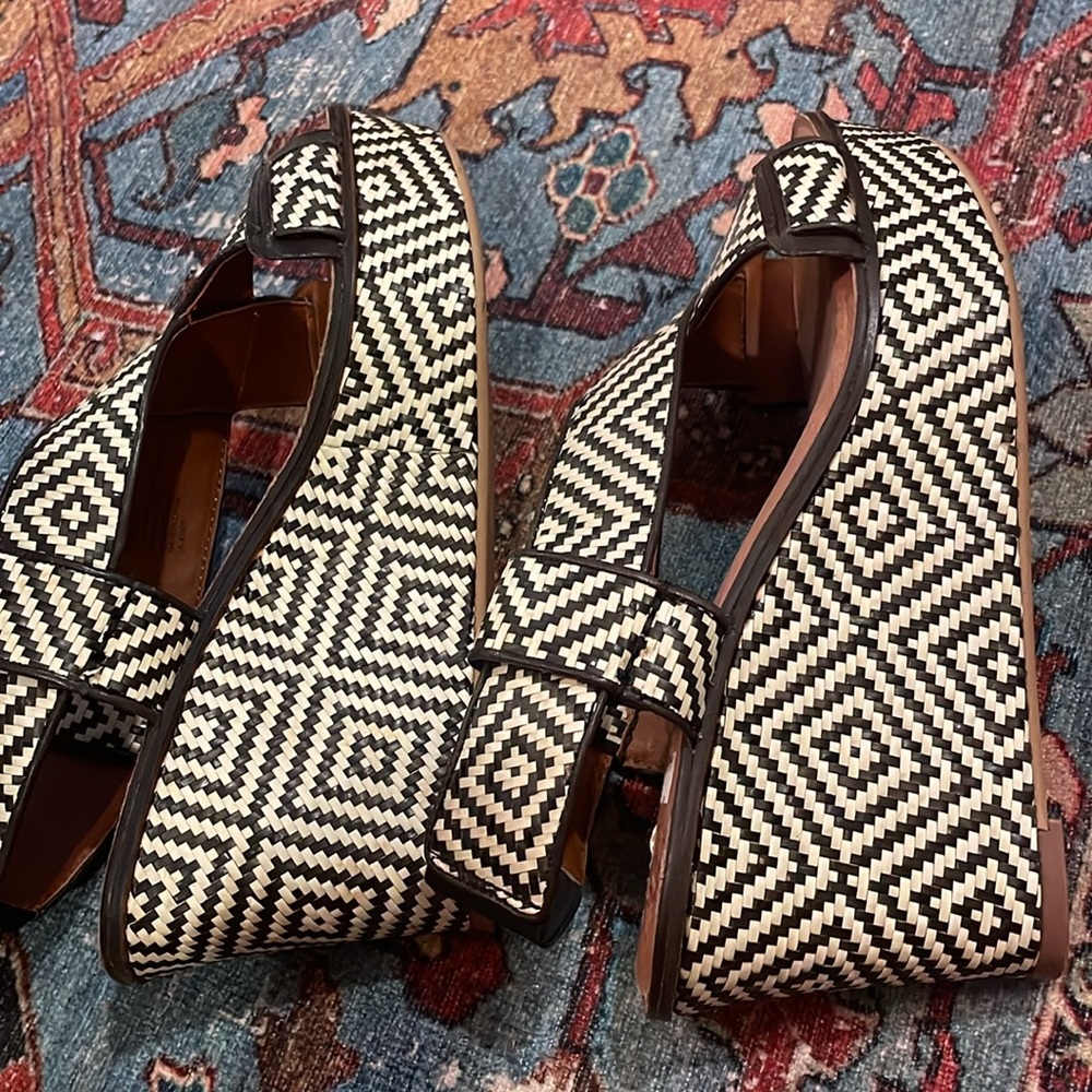 LUCKY BRAND Size 9 Koko Crisscross Platform Sandal Stretch Tribal Wedge - Picture 5 of 8